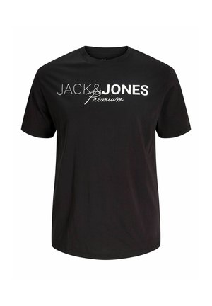 Jack & Jones, Plus Size - T-shirt con stampa - black