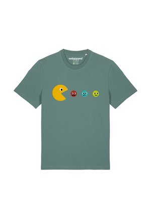watapparel, PACMÄNNCHEN - T-Shirt print - green bay