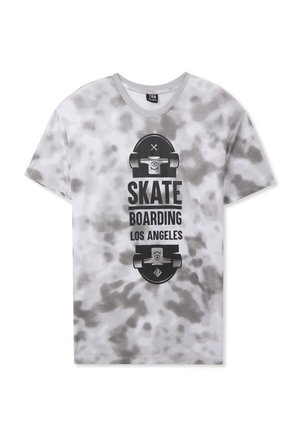 TIE DIE STAMPA SKATE - T-shirt con stampa - nero
