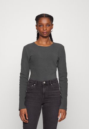 Gina Tricot Petite MAGGIE  - Potiskana majica - grey