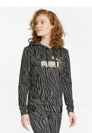 Puma ESSENTIALS+ TIGER  - Sweat à capuche - puma black