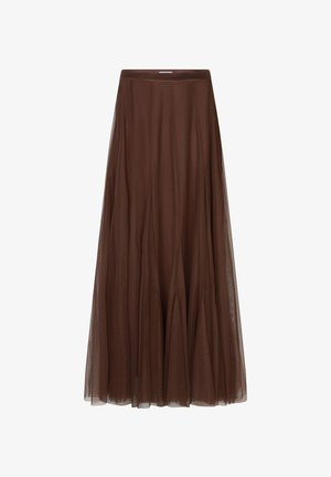 Dante6, DANTE6-TARYN TULLE MAXI SKIRT - Maxirok - brown