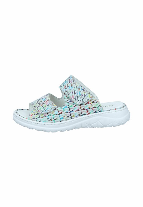 Pantolette flach - multi