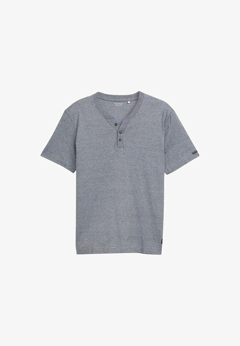 TOM TAILOR HENLEY - Maglietta a manica lunga - whisper white/bianco TOM TAILOR HENLEY - Maglietta a manica lunga - whisper white/bianco