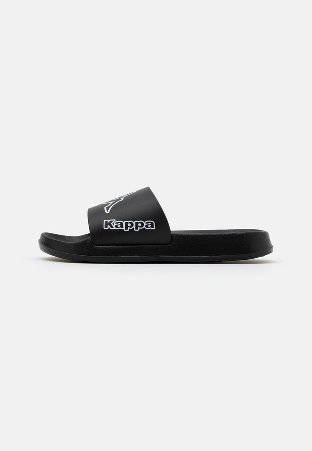KRUS UNISEX - Sandały kąpielowe - black/white