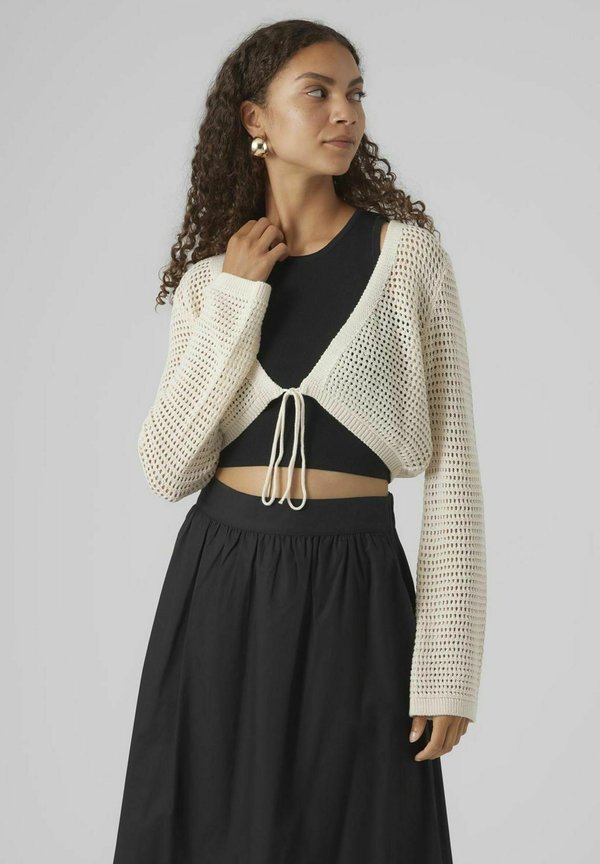 VMMADERA LS  BOO - Cardigan - birch