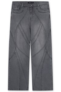 FLARED UNISEX - Traperice opuštenog kroja - grey