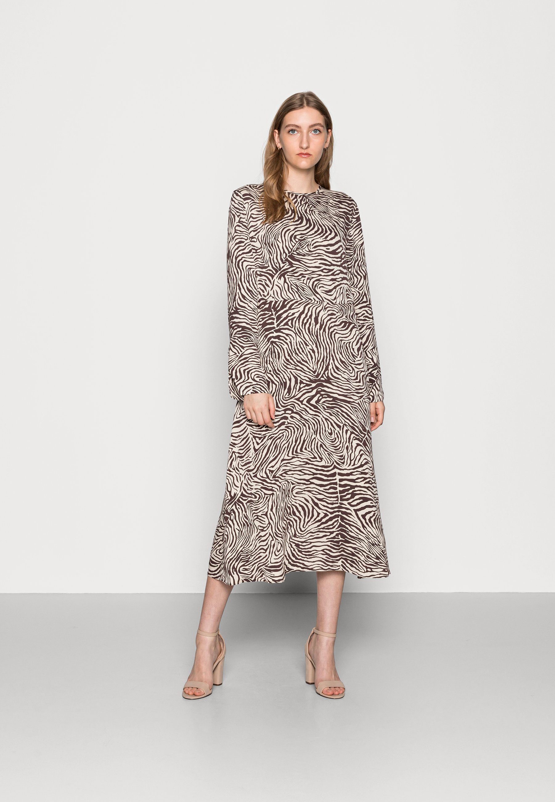 Samsøe Samsøe RAMI DRESS - Day dress - choco/brown - Zalando.ie