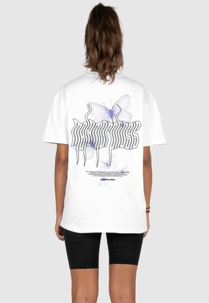 METAMORPHOSE OVERSIZED  - Print T-shirt - white