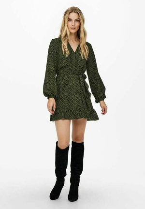 JDYSORO WRAP DRESS - Vardagsklänning - khaki
