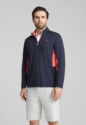Puma PURE GOLF - Long sleeved top - deep navy