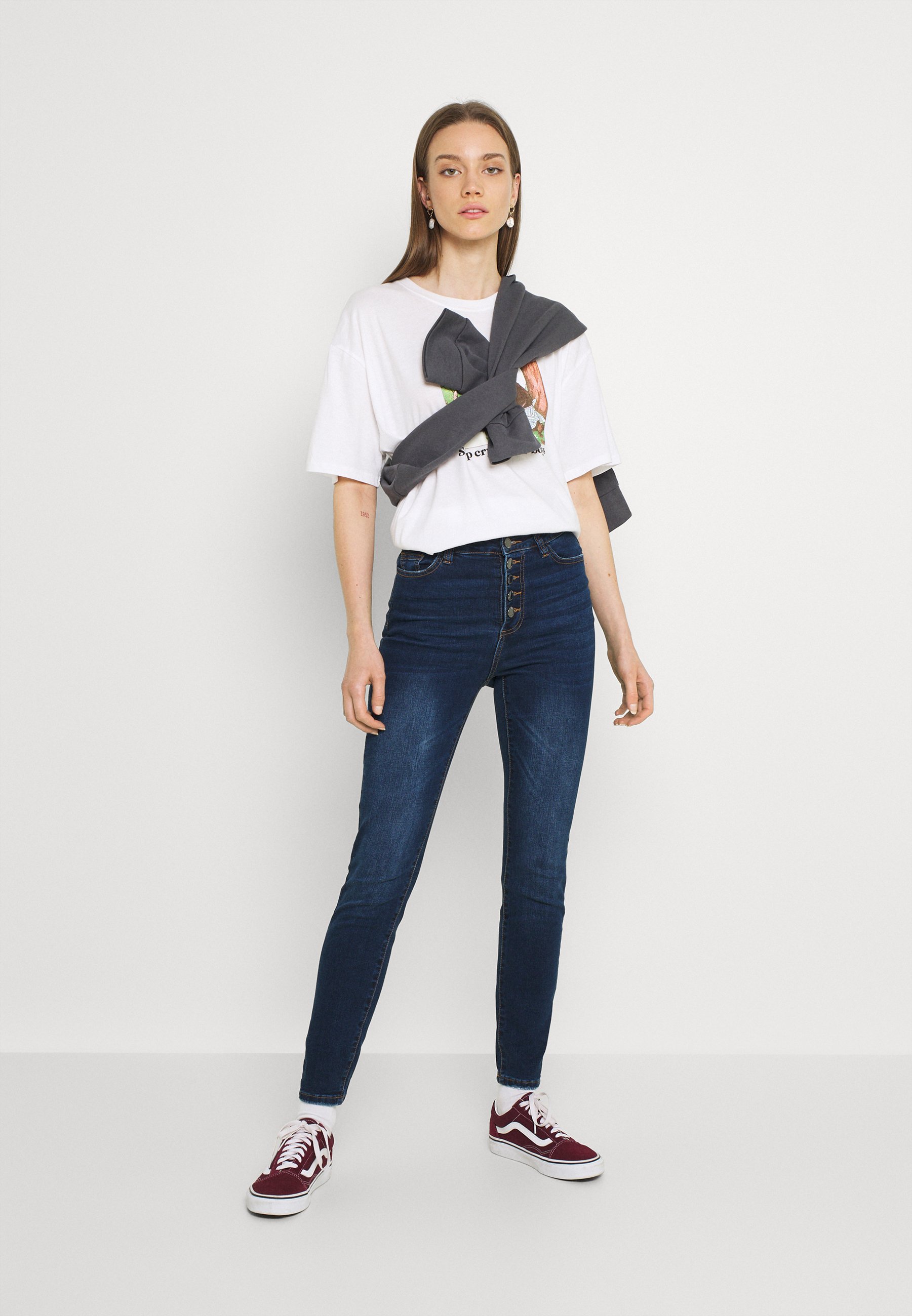 Morgan Jeans Skinny Fit - jean brut/blu scuro - Zalando.it