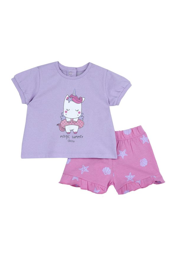 OUTFIT SET - Shorts - violet