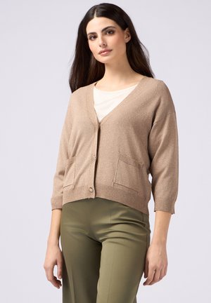LUREX MISTO - Cardigan - beige