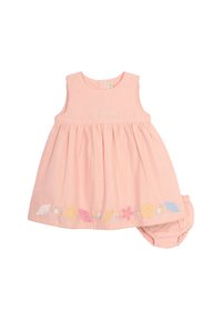 JoJo Maman Bébé - SEASHELL EMBROIDERED REGULAR FIT - Jurk - coral pink seashell Miniatuurafbeelding 1