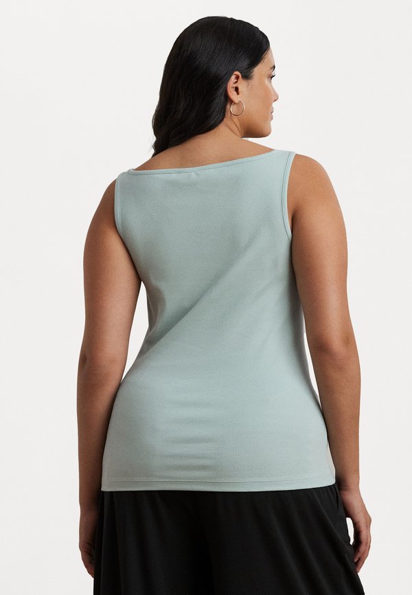 STRETCH COTTON TANK - Top - aqua pearl4