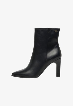 s.Oliver, STIEFELETTEN - Stivaletti con tacco - schwarz