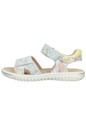 Riemensandalette - weiss mehrfarbig