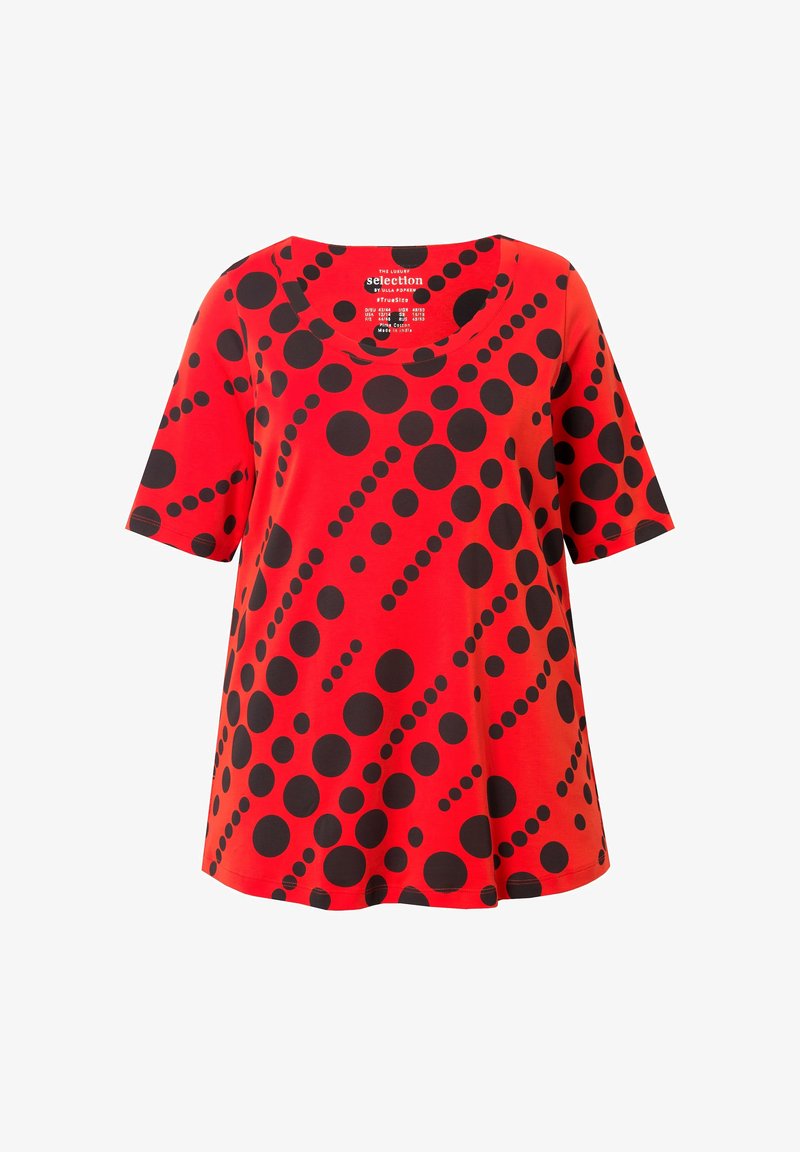 Ulla Popken SLINKY-SHIRT, BLÜTEN, A-LINIE, V Ulla Popken SLINKY-SHIRT, BLÜTEN, A-LINIE, V