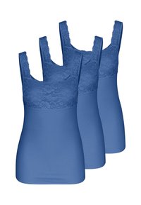 Nina von C. 3ER PACK - Undershirt - azzurro