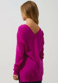 Authentic Cashmere COL V DEVANT ET DOS - Trui - purple