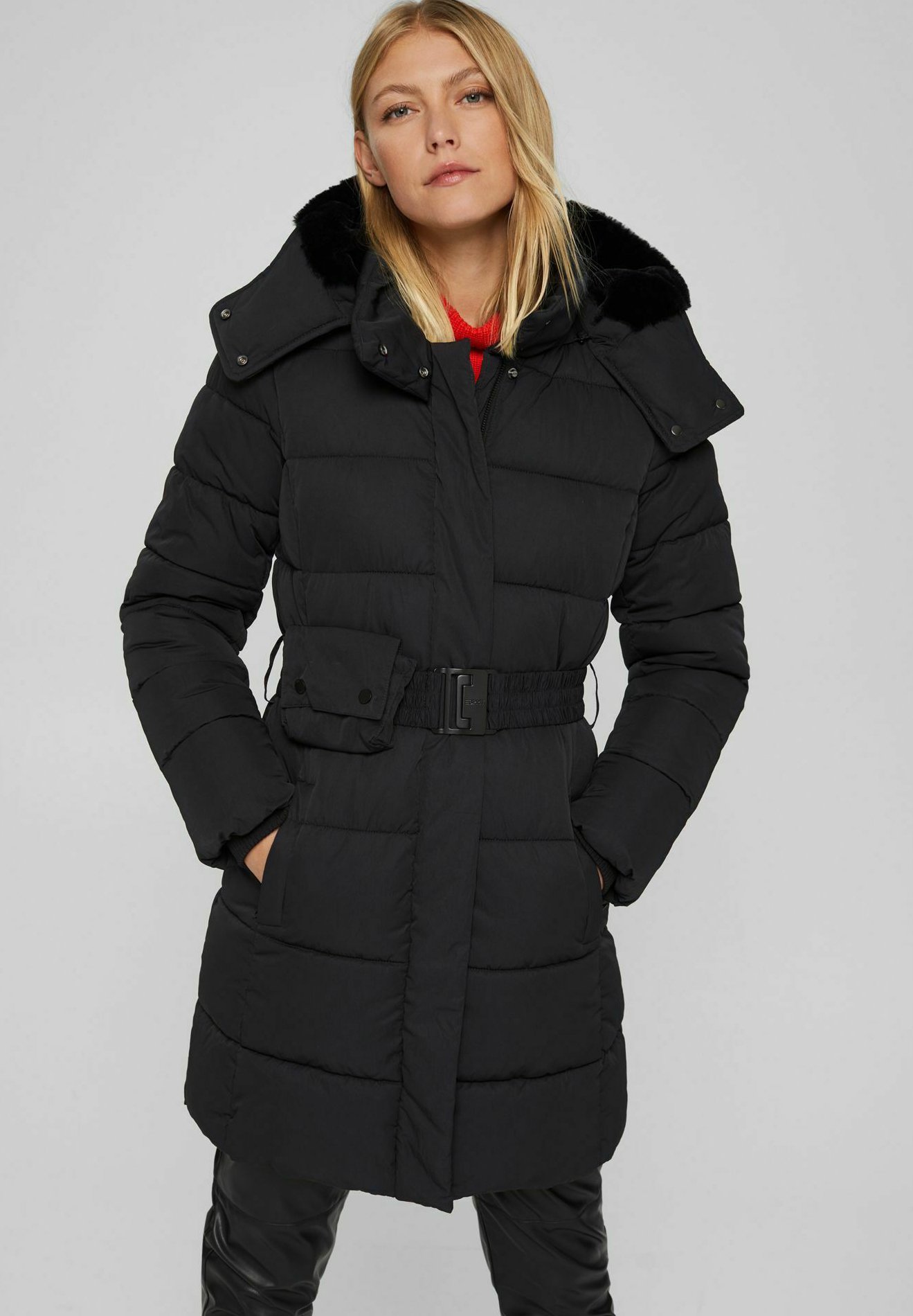 Esprit Winterjas - black/zwart - Zalando.nl