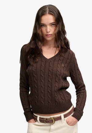 Superdry & Co, Trui - chocolate brown