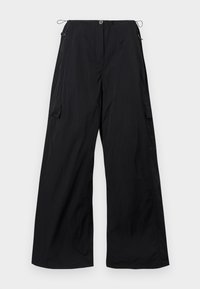 PARACHUTE PANTS - Auduma bikses - black