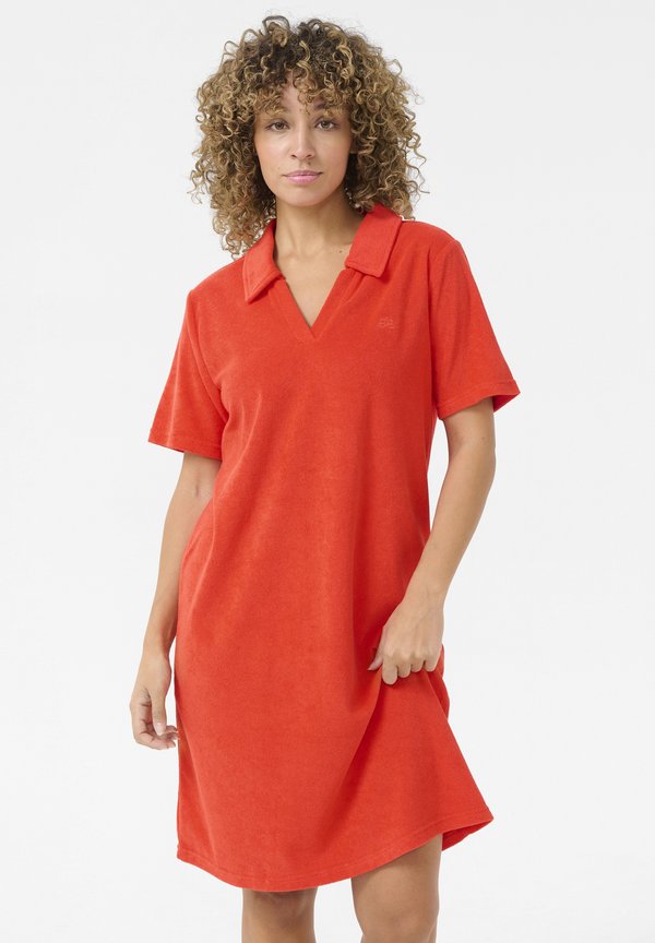 CRFRIA - Jerseykleid - flame scarlet