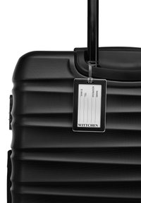 WITTCHEN LARGE SUITCASE WITH LUGGAGE TAG FROM ABS - Valise à roulettes - black