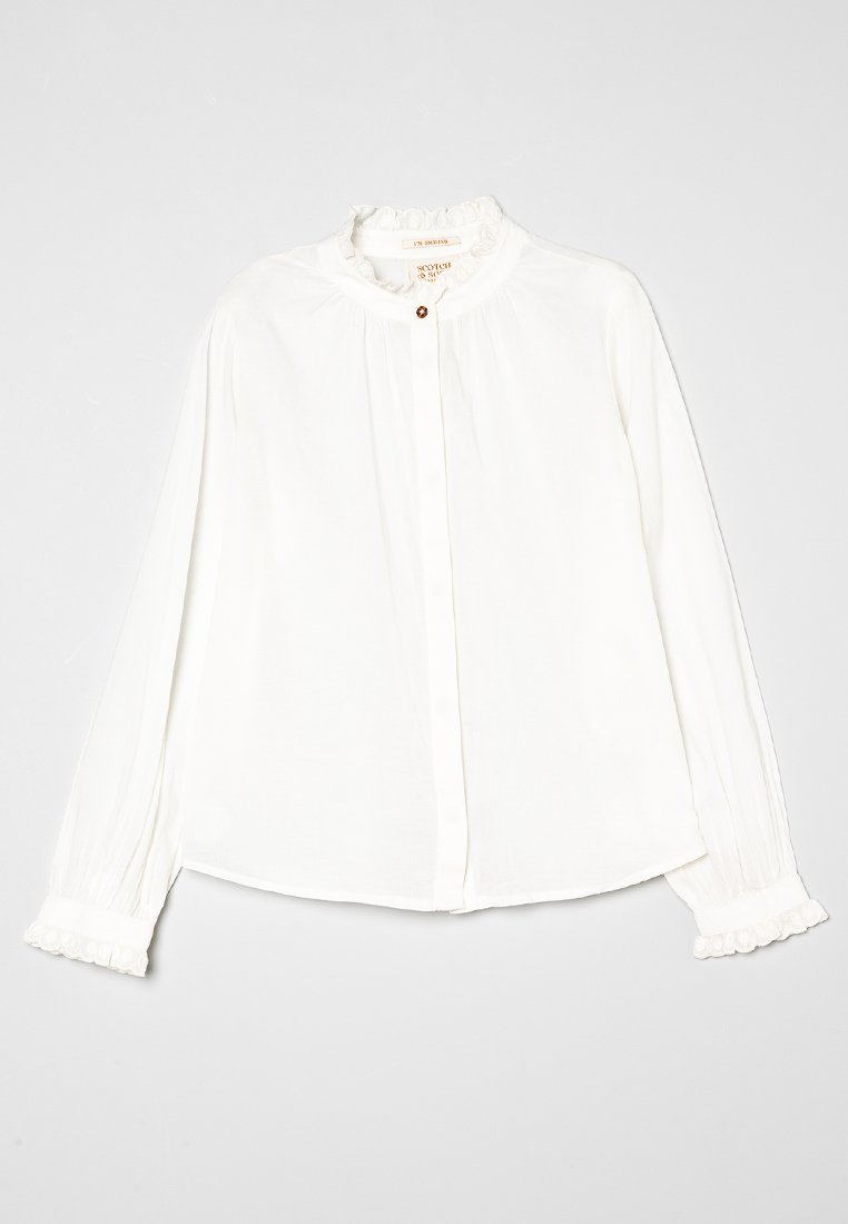 Scotch & Soda Overhemdblouse wit