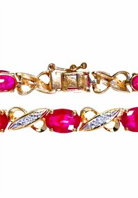 DIAMANT L'ÉTERNEL DIAMOND AND RUBY - Bracciale - yellow gold