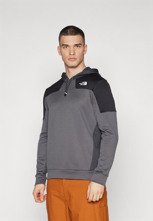 PULL ON HOODIE - Felpa con cappuccio - anthracite grey/black/asphalt grey