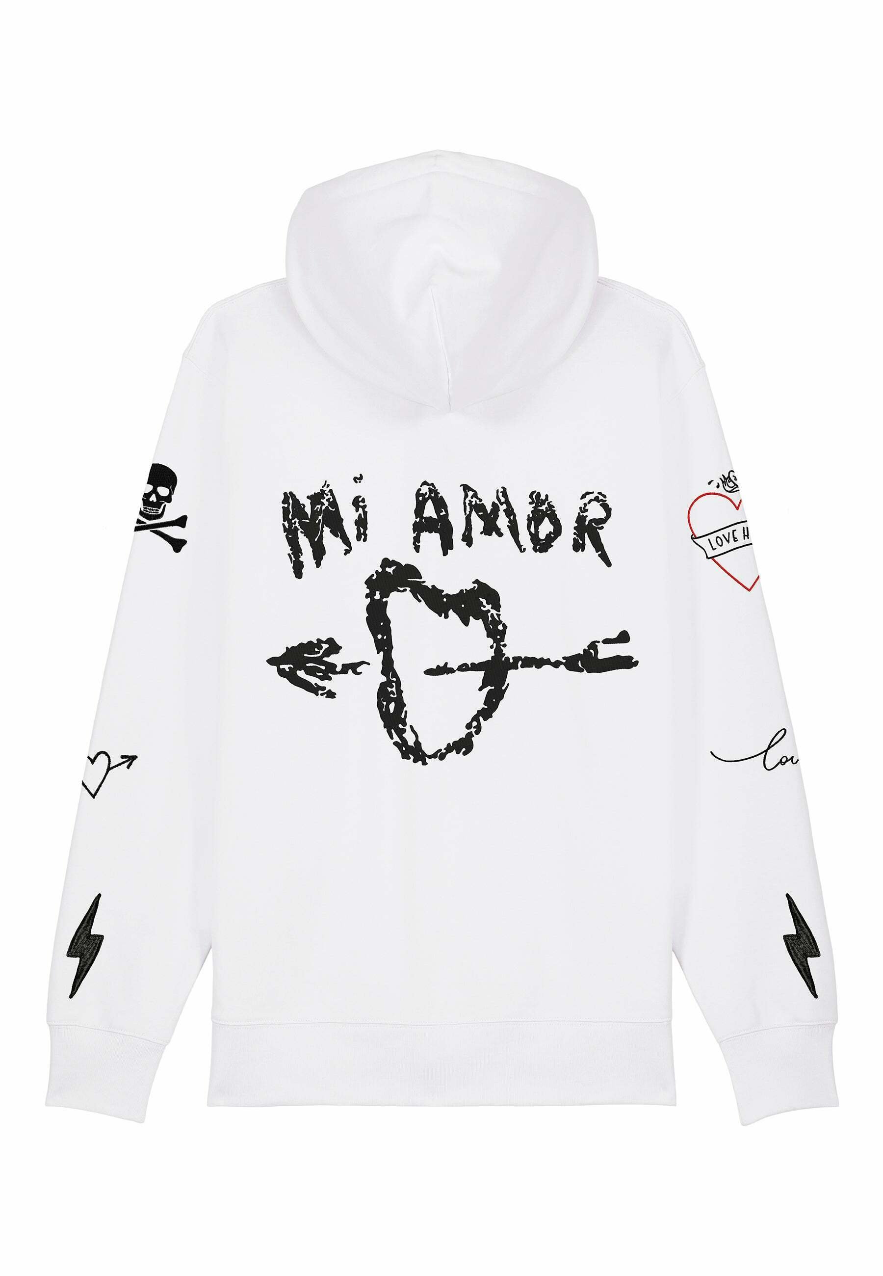 Oversized Sweater Witte Capuchon Sweater Dropsize OVERSIZE Sweater