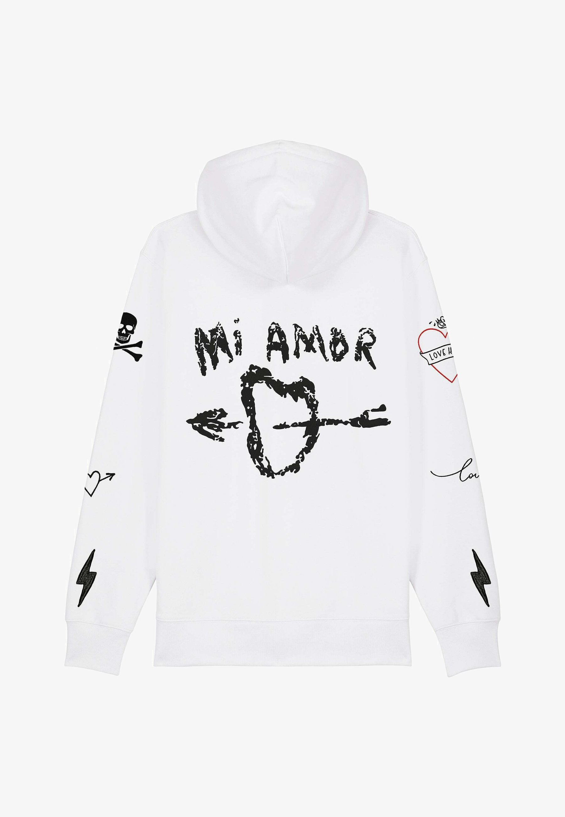 Oversized Sweater Witte Capuchon Sweater Dropsize OVERSIZE Sweater