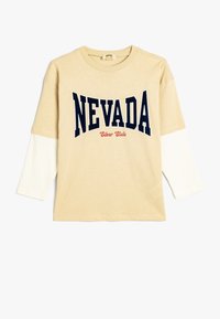Koton VARSITY - Langærmet T-shirt - beige