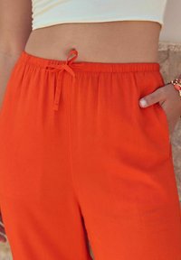 Next TIE WAIST WIDE LEG TALL - Nadrágok - orange