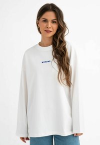 MIRONS Langarmshirt - white