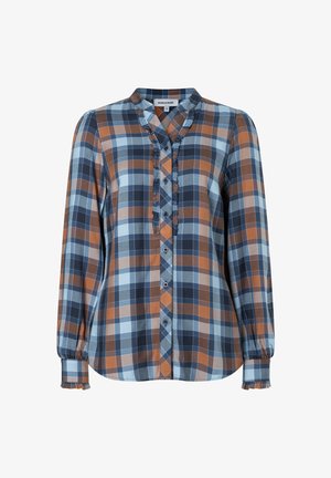 More & More, MORE & MORE FEMININE KAROBLUSE MIT RÜSCHEN - Hemdbluse - small check