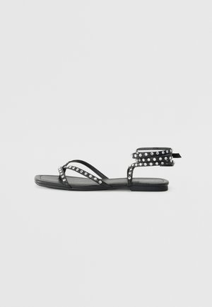 T-bar sandals - black