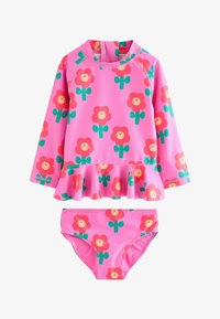 Selezionato, pink stampy floral