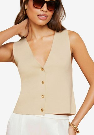 Lipsy REGULAR FIT - Weste - beige