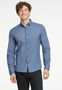 Lindbergh MOULINÉ STRETCH  - Camicia - dust blue