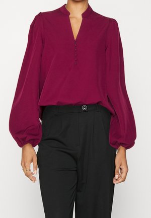 VILA Blouse - dark red