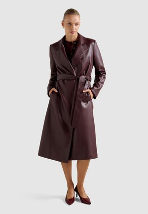 GABBI - Κλασικό παλτό - berry