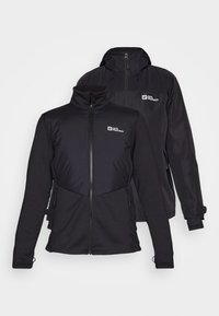 WILD PLACES 3IN1 - Outdoorjakke - black