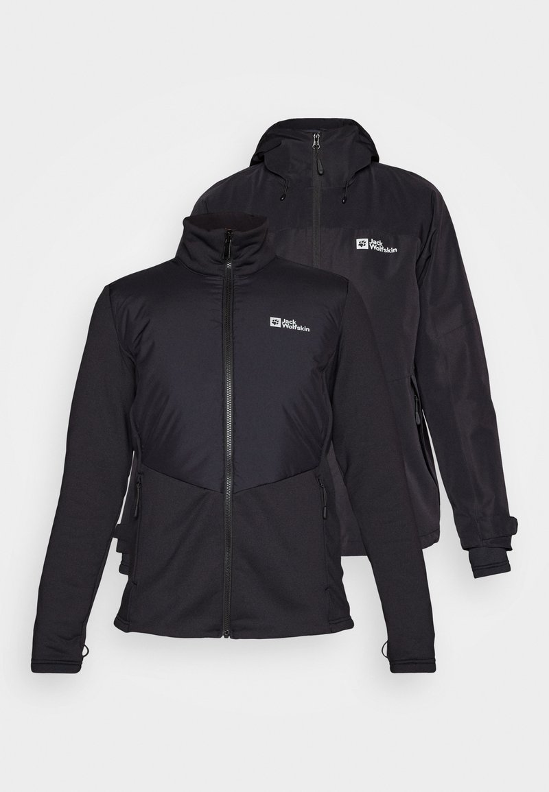 Jack Wolfskin Outdoorjas zwart