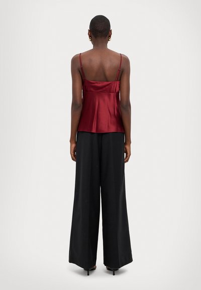 Veronica Beard DONITA CAMI - Μπλούζα - maroon