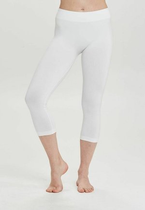 SEAMLESS CAPRI - Leggings - Strümpfe - white