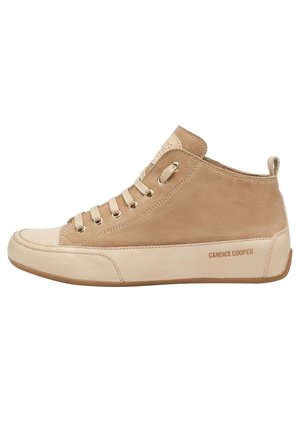 Sneakers hoog - hellbraun